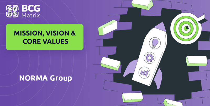 What are Mission Vision & Core Values of NORMA Group Company?