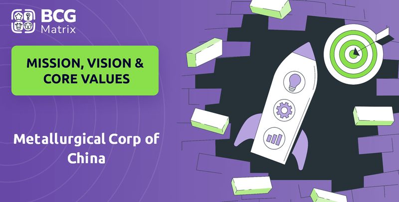 What are Mission Vision & Core Values of Metallurgical Corp of China Company?