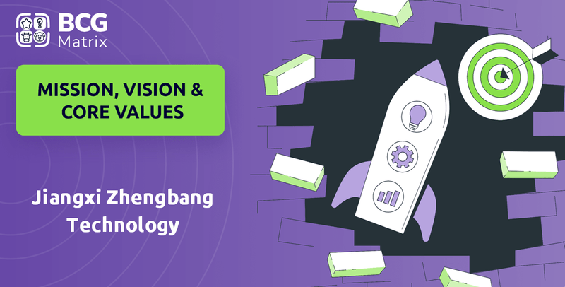 What are Mission Vision & Core Values of Jiangxi Zhengbang Technology Company?