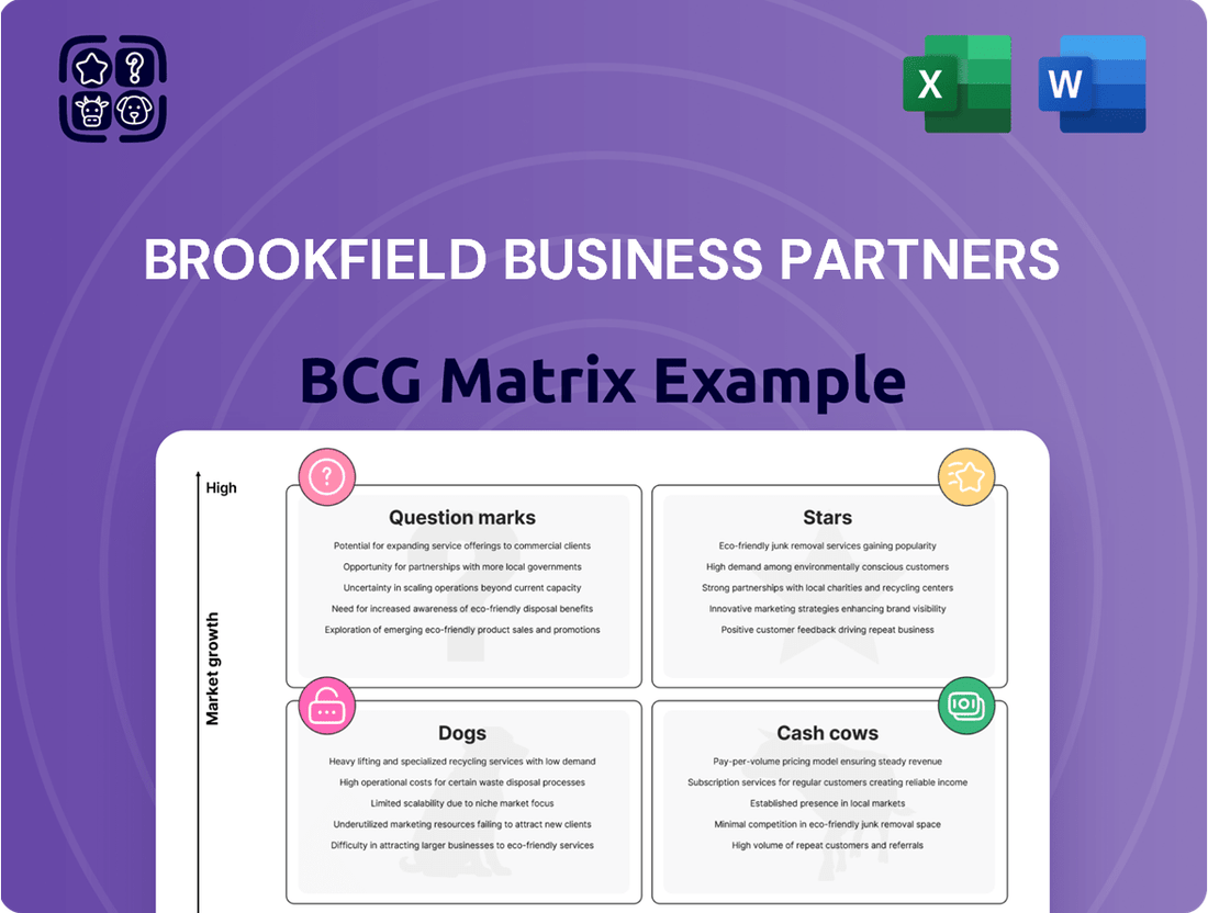 Brookfield Business Partners Boston Consulting Group Matrix
