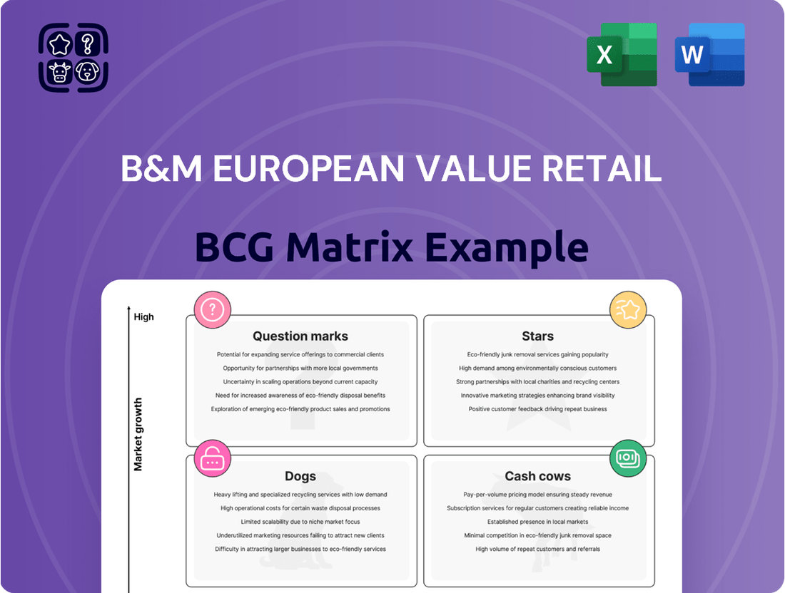 B&M European Value Retail Boston Consulting Group Matrix