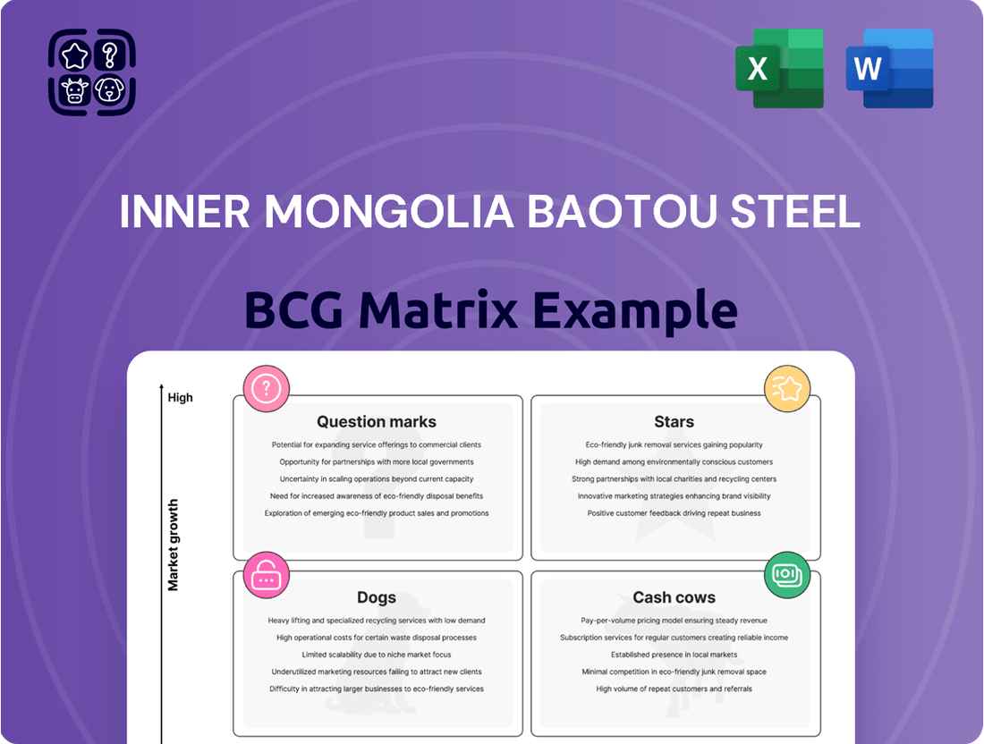 Inner Mongolia Baotou Steel Boston Consulting Group Matrix