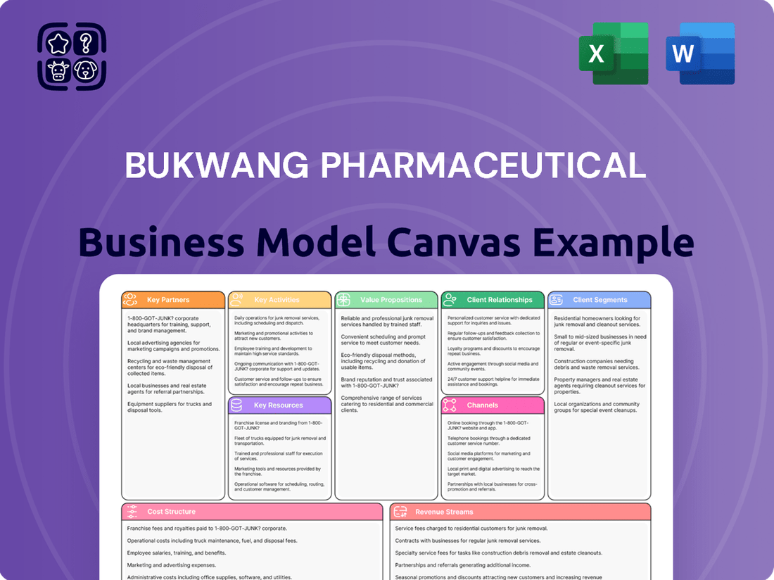 Bukwang Pharmaceutical Business Model Canvas
