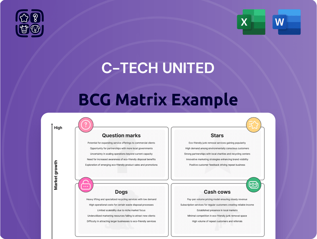 C-Tech United Boston Consulting Group Matrix