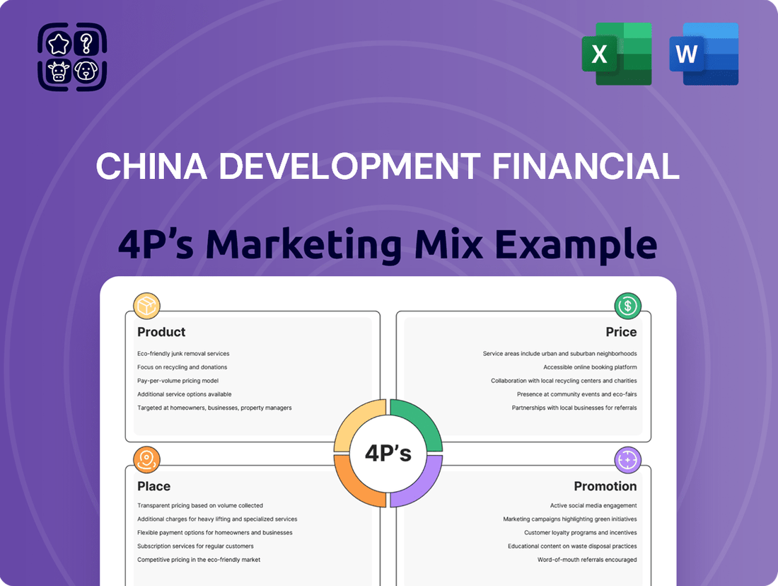 China Development Financial Marketing Mix