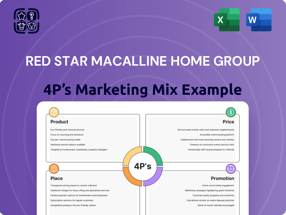 Red Star Macalline Home Group Marketing Mix