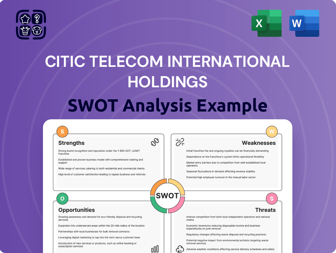 CITIC Telecom International Holdings SWOT Analysis