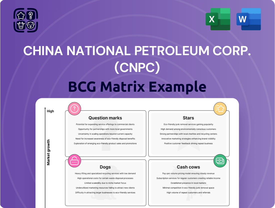China National Petroleum Corp. (CNPC) Boston Consulting Group Matrix