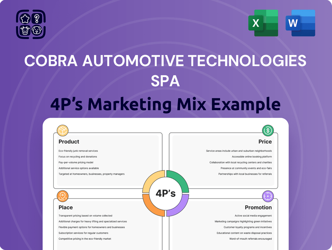 Cobra Automotive Technologies SpA Marketing Mix