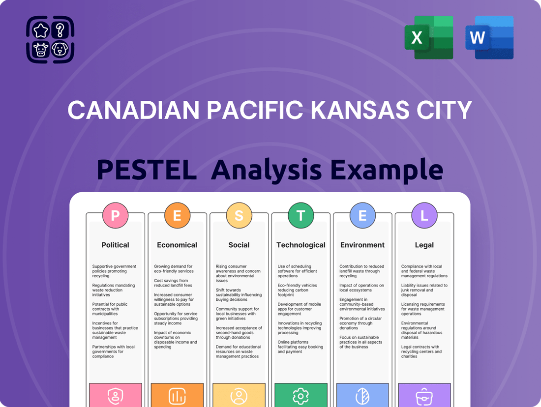 Canadian Pacific Kansas City PESTLE Analysis
