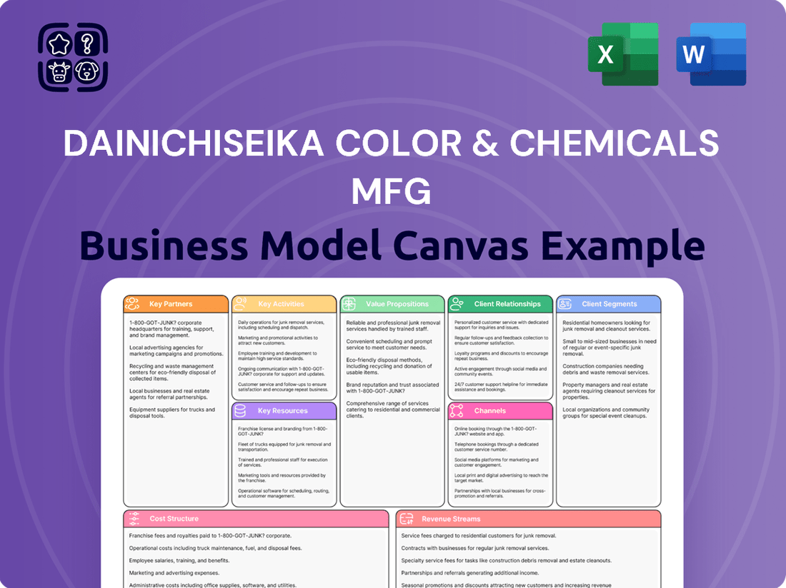 Dainichiseika Color & Chemicals Mfg Business Model Canvas
