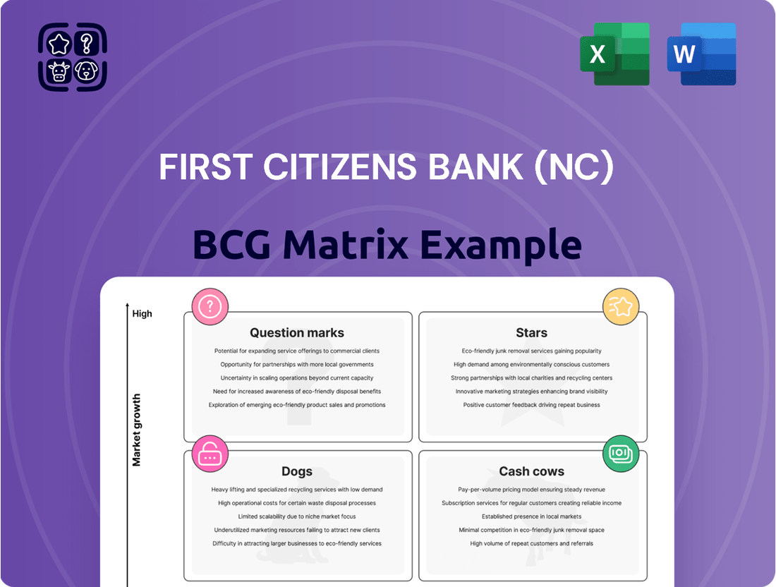 First Citizens Bank (NC) Boston Consulting Group Matrix