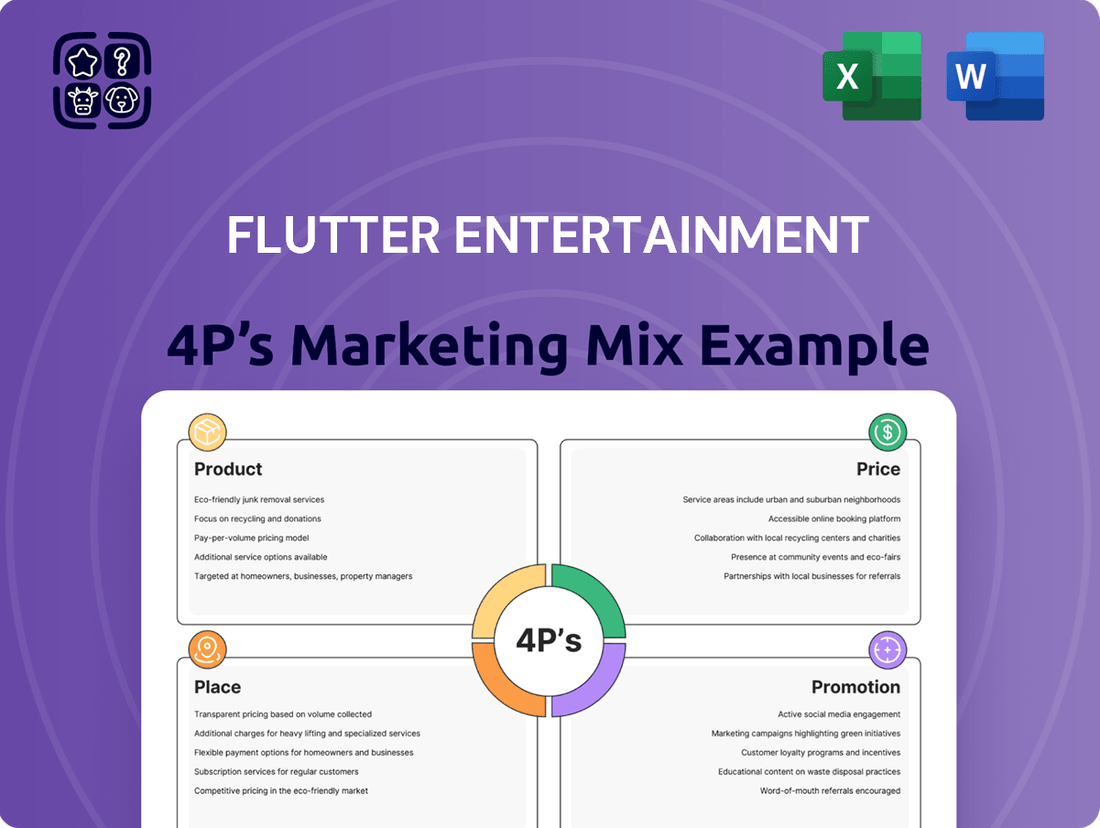 Flutter Entertainment Marketing Mix