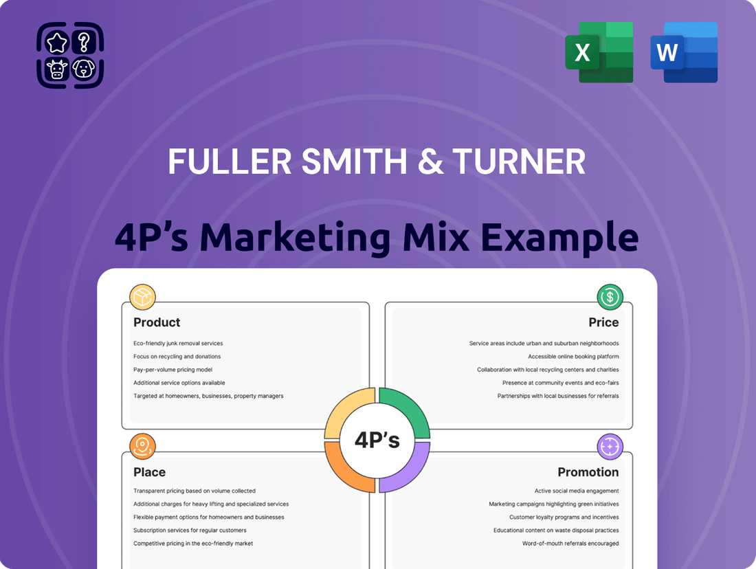 Fuller Smith & Turner Marketing Mix