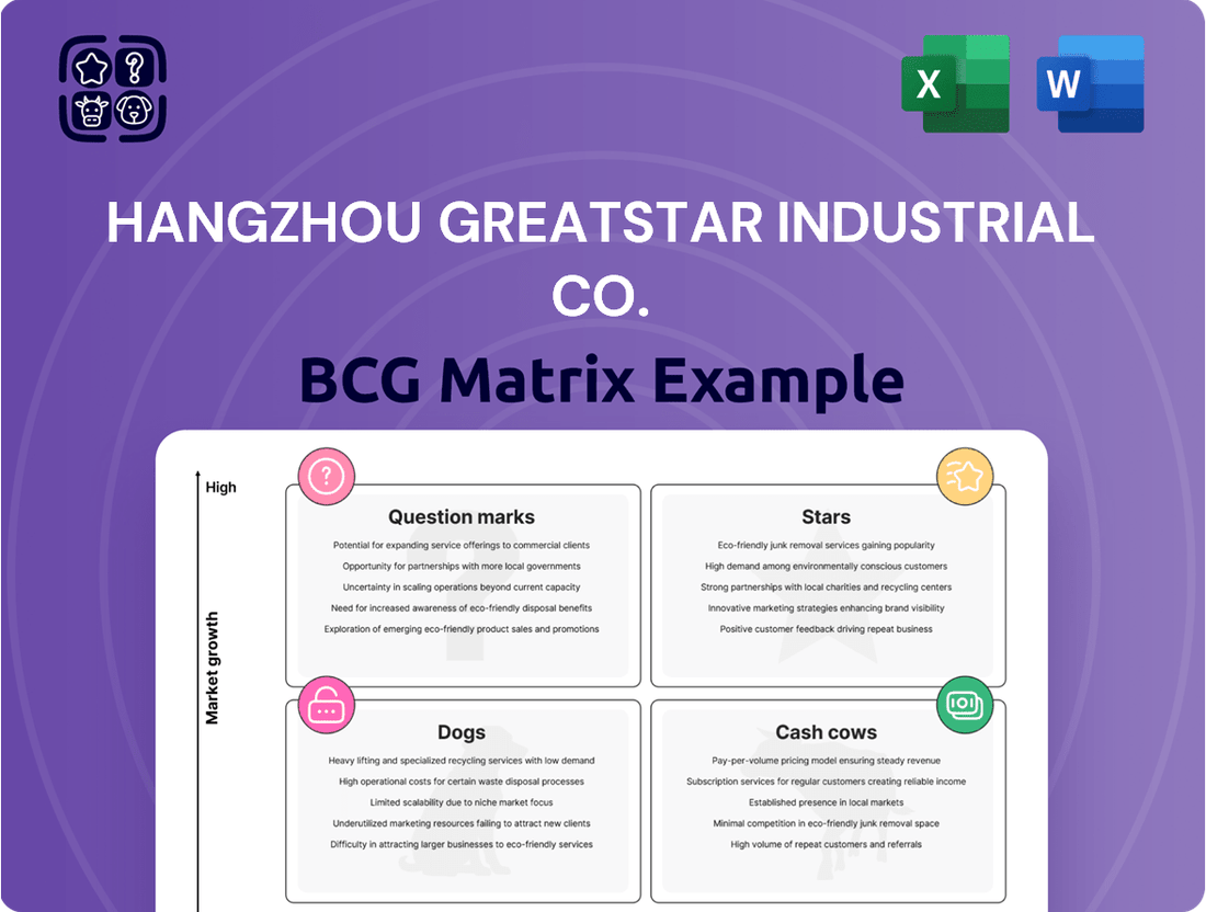 Hangzhou GreatStar Industrial Co. Boston Consulting Group Matrix