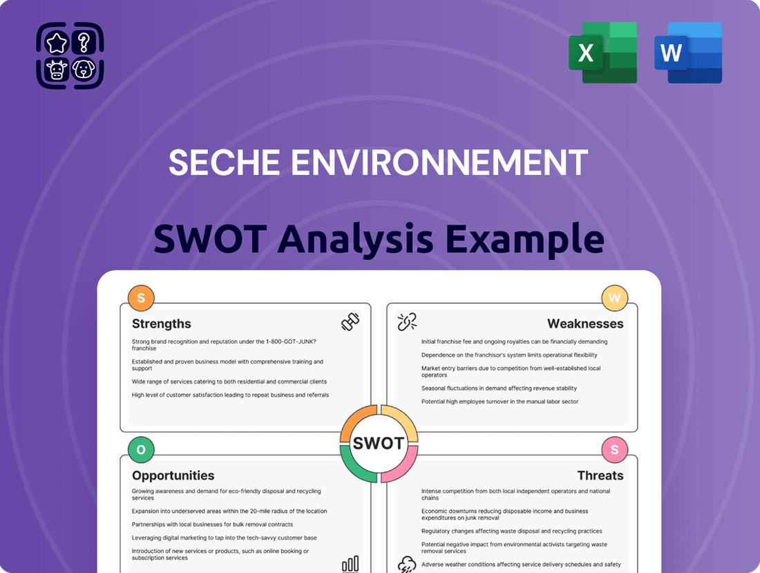 Seche Environnement SWOT Analysis
