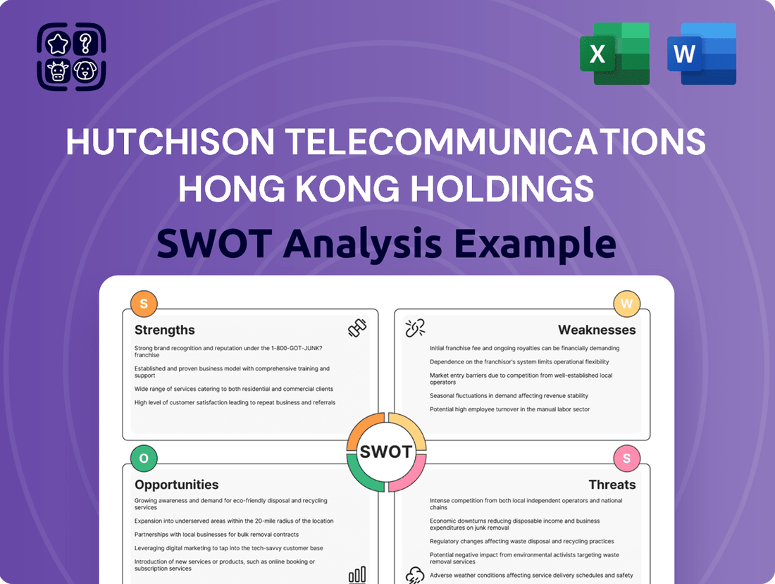 Hutchison Telecommunications Hong Kong Holdings SWOT Analysis