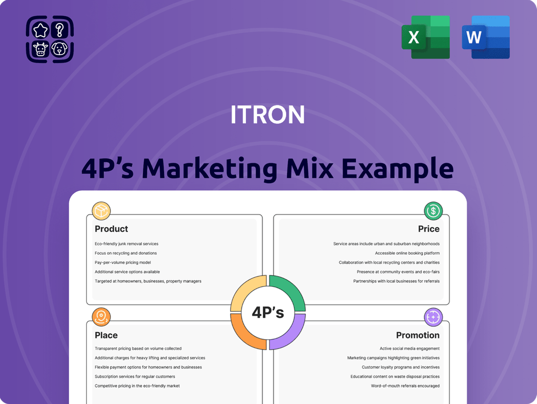 Itron Marketing Mix