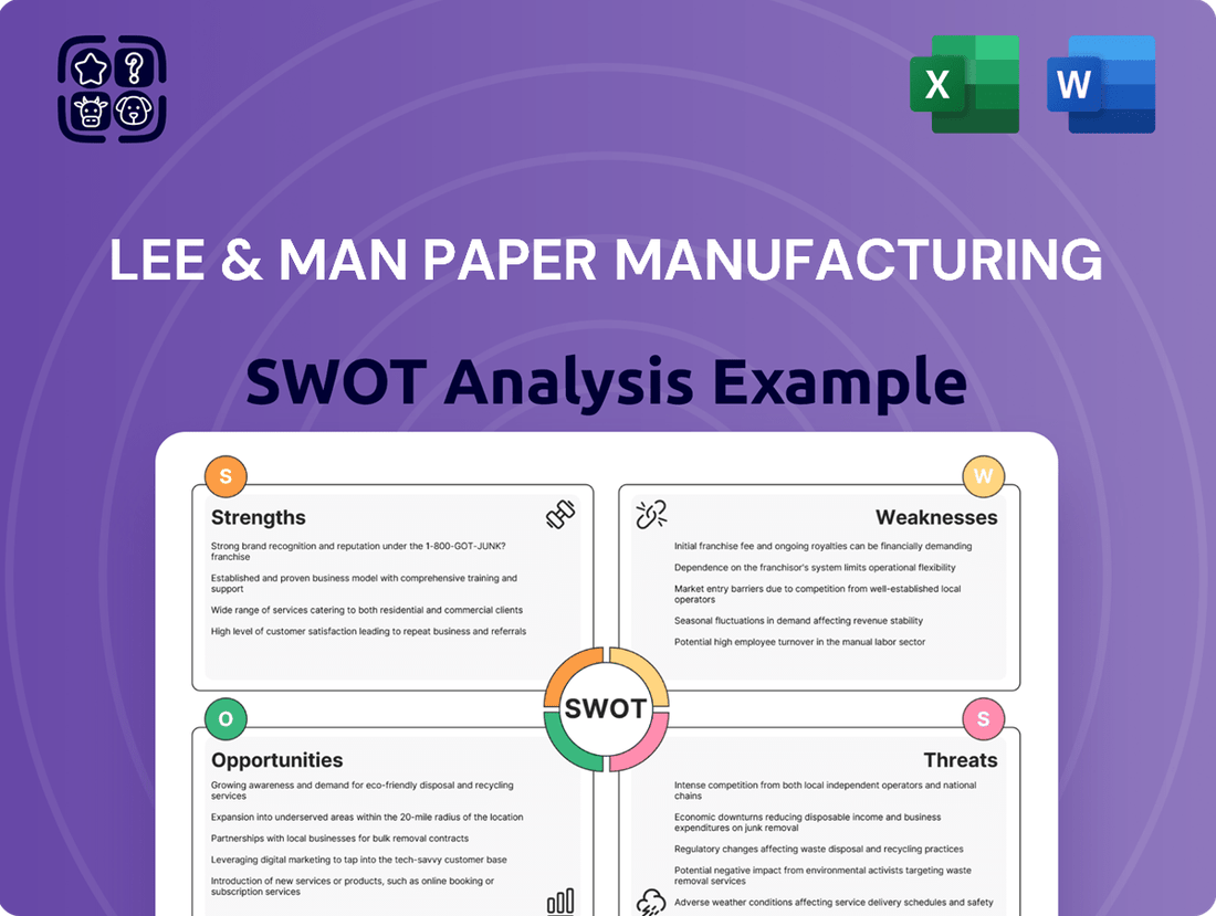 Lee & Man Paper Manufacturing SWOT Analysis