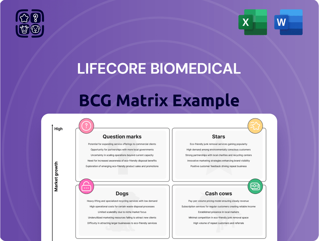 Lifecore Biomedical Boston Consulting Group Matrix