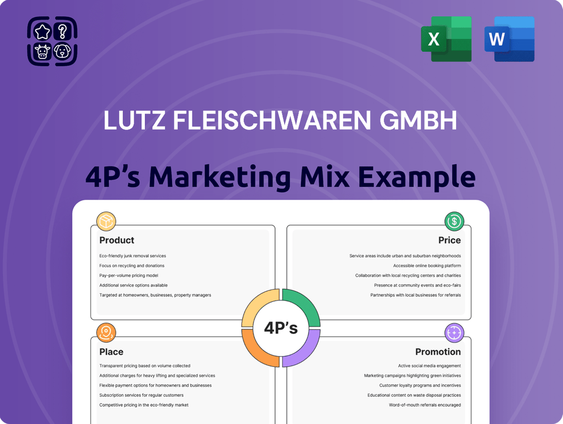 Lutz Fleischwaren GmbH Marketing Mix