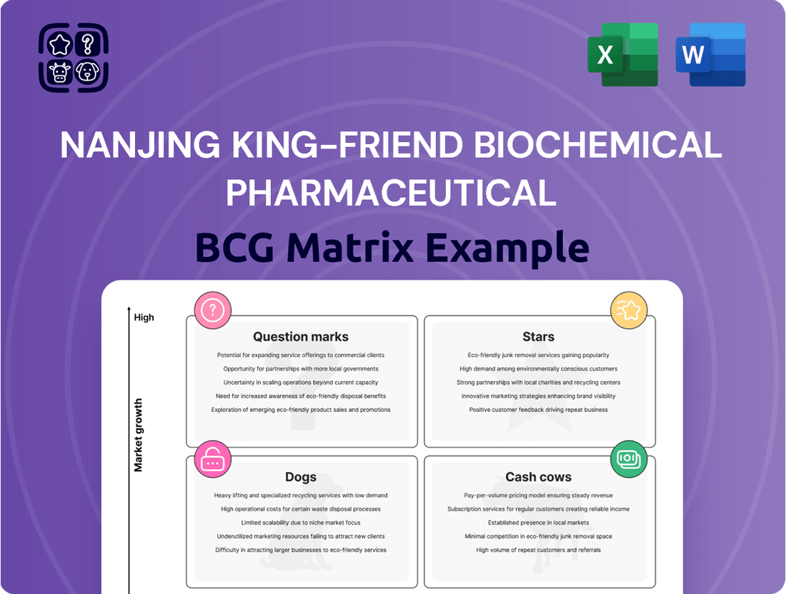 Nanjing King-Friend Biochemical Pharmaceutical Boston Consulting Group Matrix