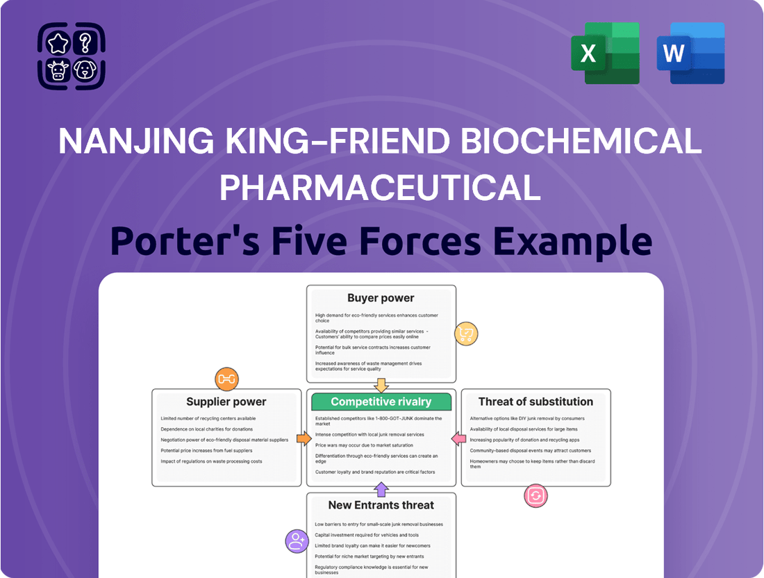 Nanjing King-Friend Biochemical Pharmaceutical Porter's Five Forces Analysis