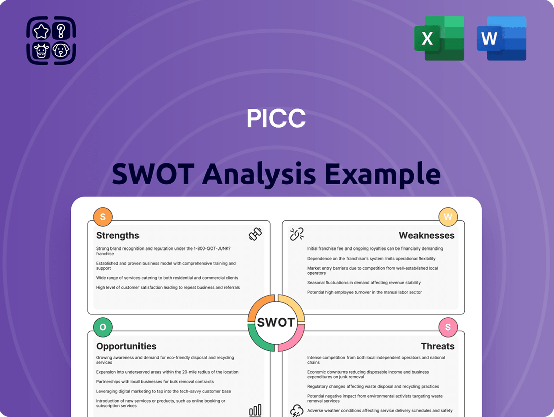 PICC SWOT Analysis