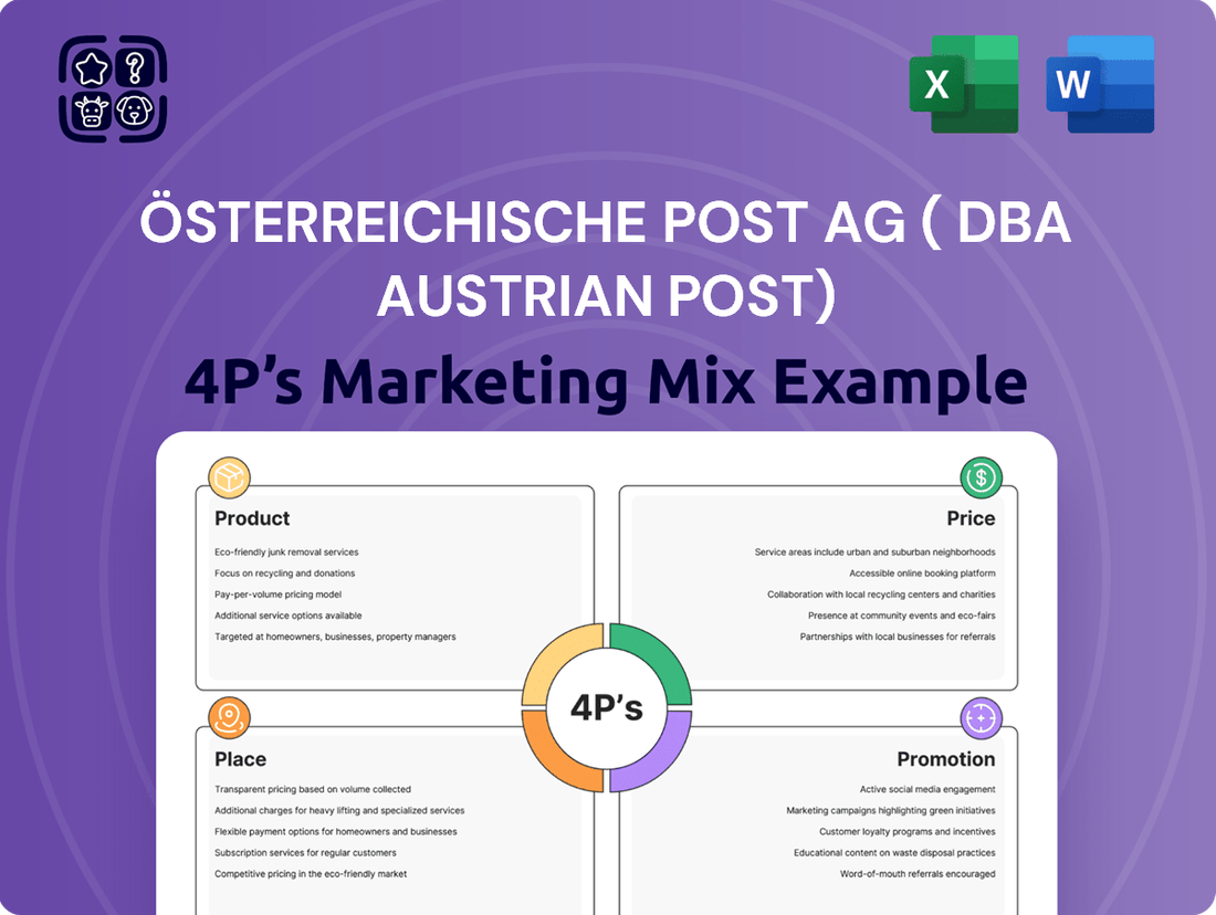 Österreichische Post AG ( dba Austrian Post) Marketing Mix
