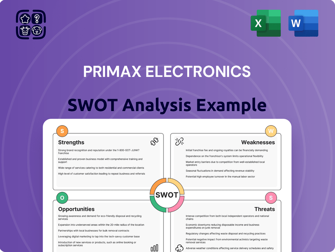 Primax Electronics SWOT Analysis