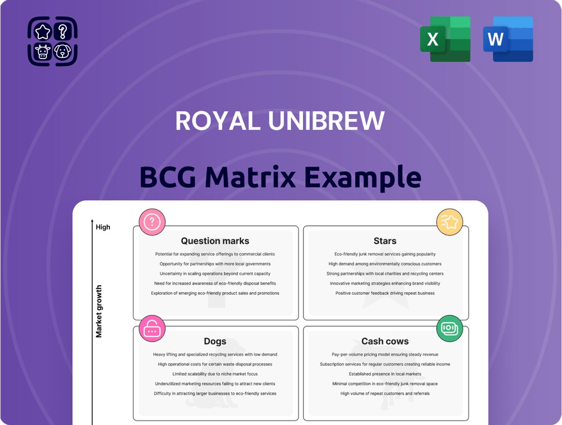 Royal Unibrew Boston Consulting Group Matrix