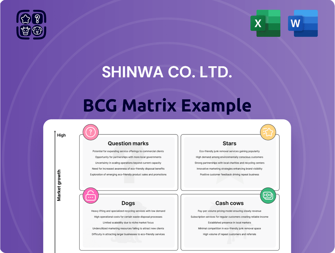Shinwa Co. Ltd. Boston Consulting Group Matrix