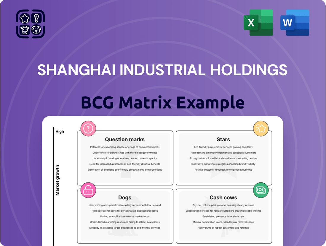 Shanghai Industrial Holdings Boston Consulting Group Matrix