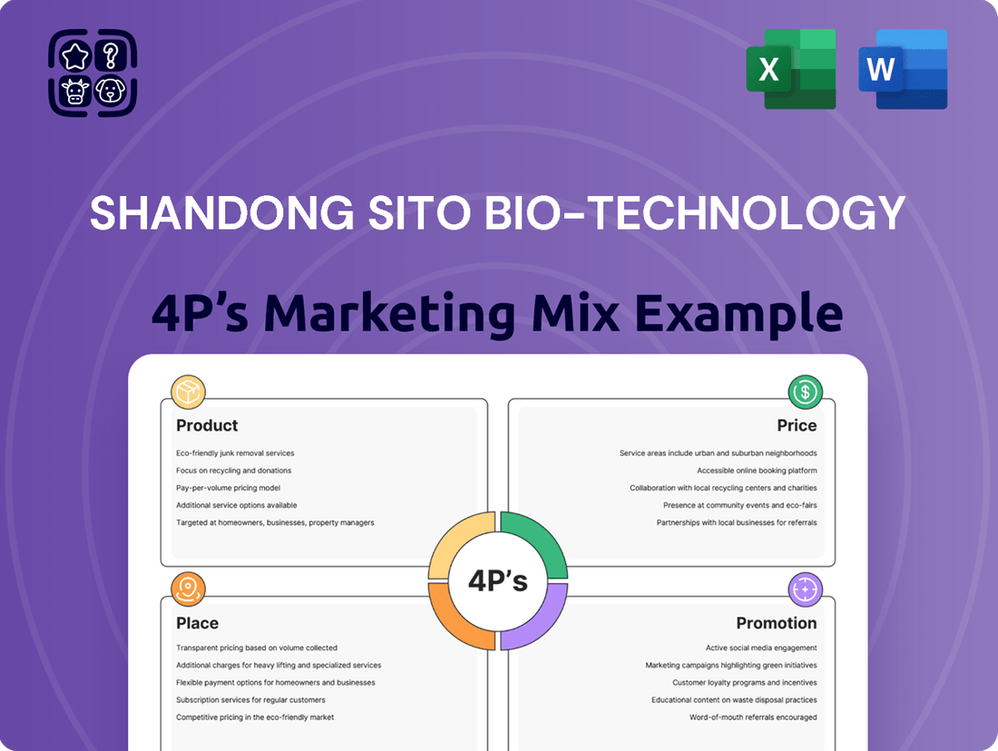 Shandong Sito Bio-technology Marketing Mix