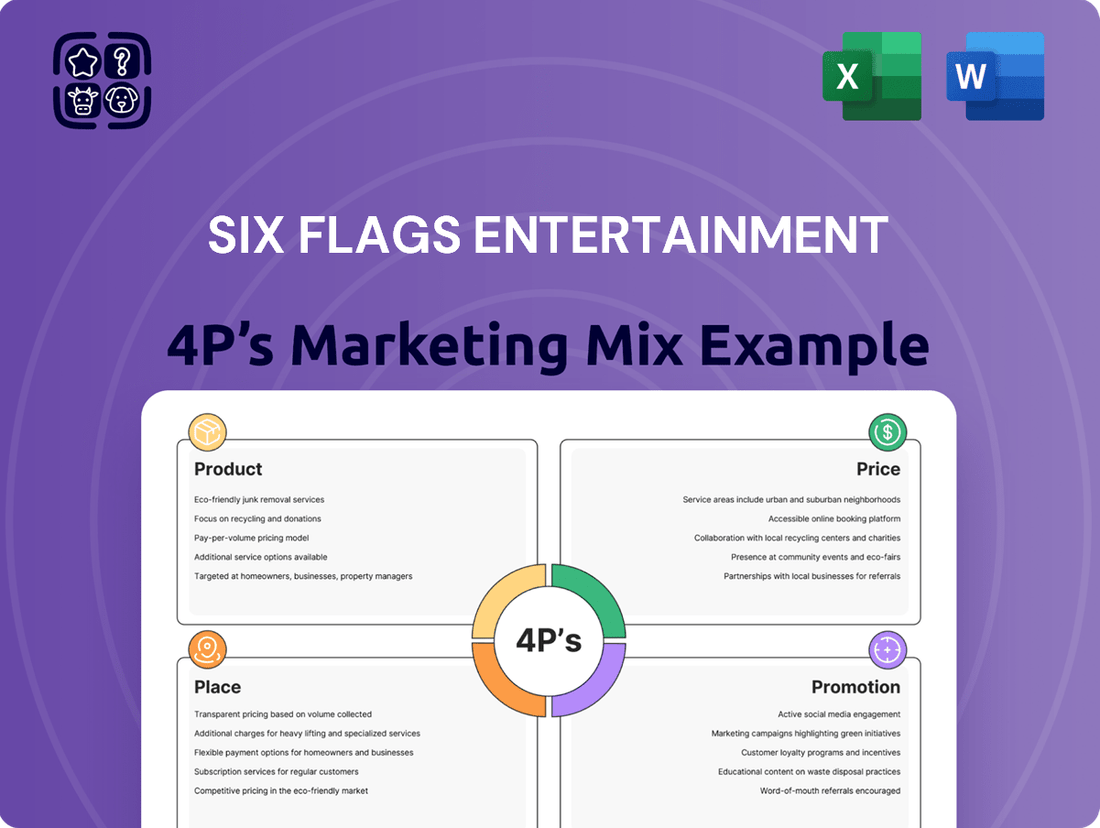 Six Flags Entertainment Marketing Mix