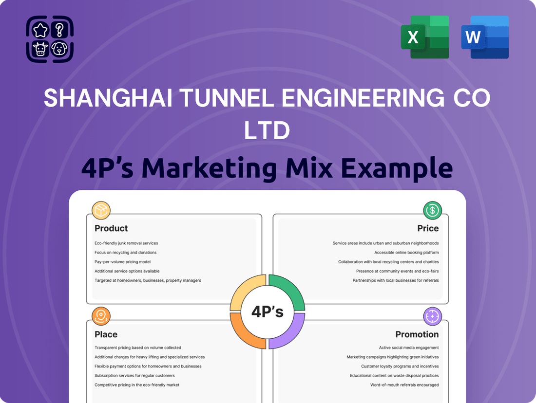 Shanghai Tunnel Engineering Co Ltd Marketing Mix