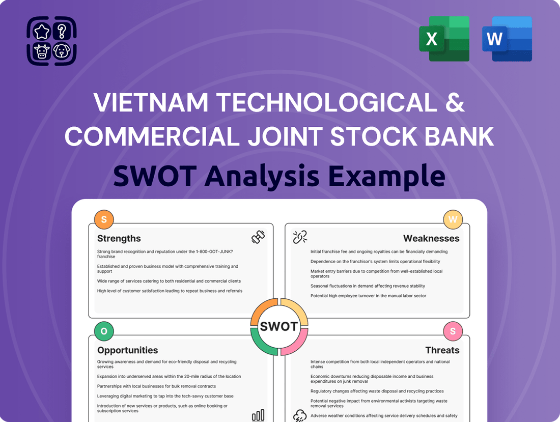 Vietnam Technological & Commercial Joint Stock Bank SWOT Analysis