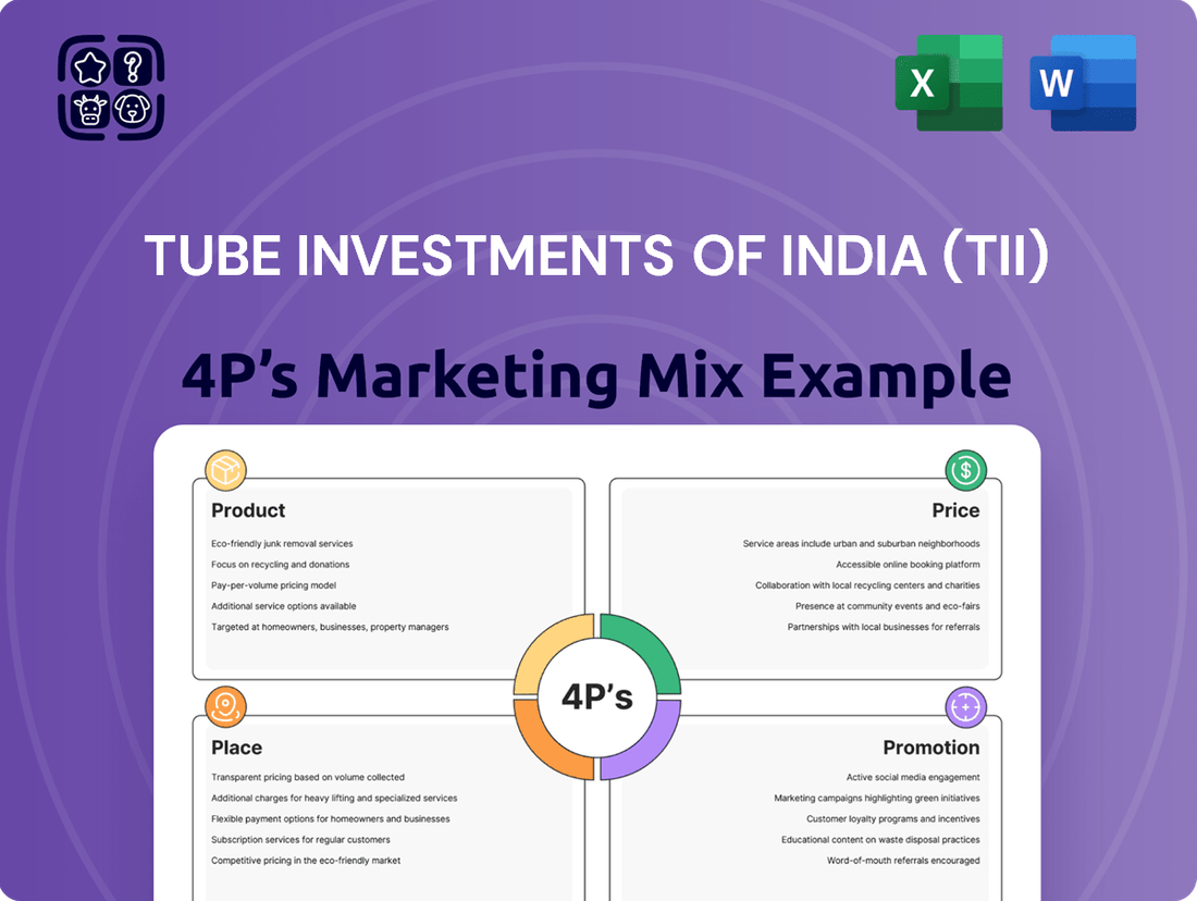 Tube Investments of India (TII) Marketing Mix