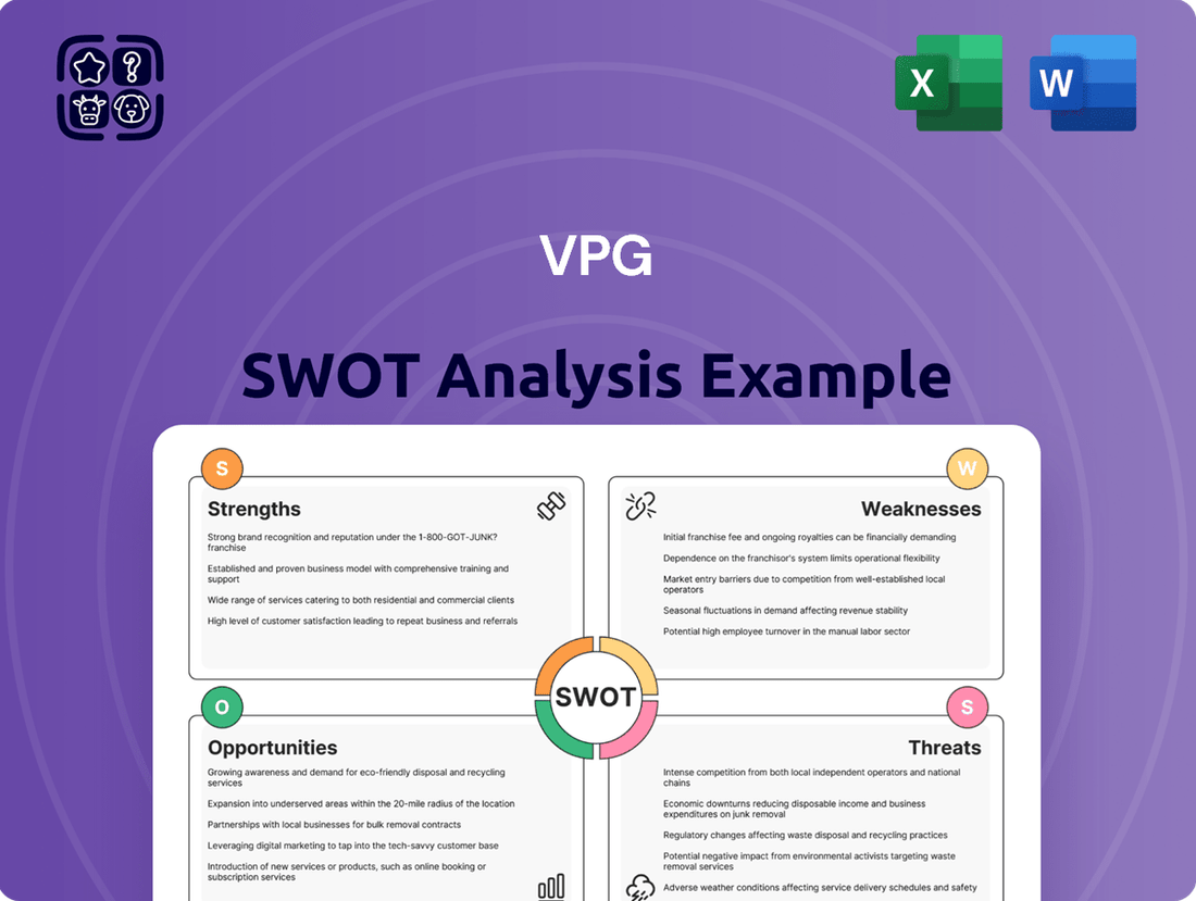 VPG SWOT Analysis