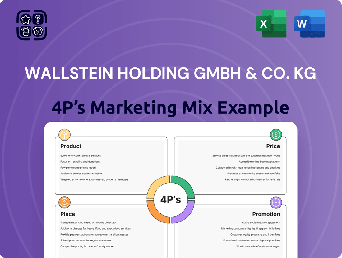 Wallstein Holding GmbH & Co. KG Marketing Mix